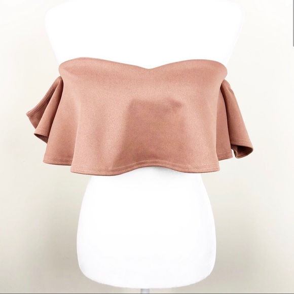 MISSGUIDED Bardot Crop Top - Picture 2 of 8